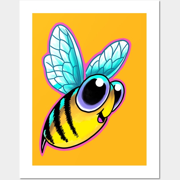 little honey bee Wall Art by Tattoos_by_George